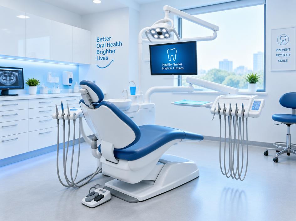 Clean dental treatment room